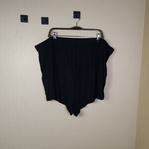 SKIMS Knit Pajama Shorts in Onyx Size 4X